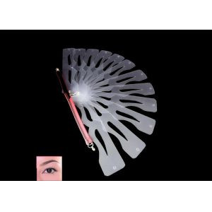 12 Style Transparent Eyebrow Shaping Mold With Accurate Measurement