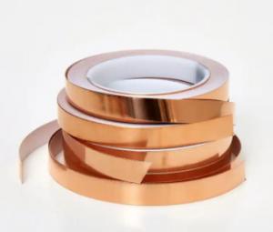 Wholesale Adhesive EMI Shielding Copper Foil Tape Electric Barrier For Stained Glass from china suppliers