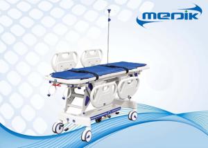 Wholesale Height Adjustable Luxury Patient Transportation Trolley With 4 Pcs PP Siderail from china suppliers