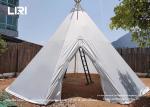 White Small Teepee Camping Party Tipi Tents Outdoor For Adults