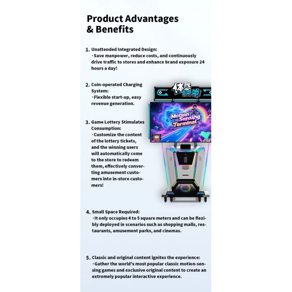 Coin-Operated Motion-Sensing Interactive Game System With Real Time Motion Tracking