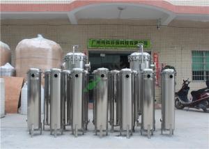 Wholesale Customized Capacity SS304 Water Filter Housing Water Storage Tank For Food &amp; Beverage Factory from china suppliers