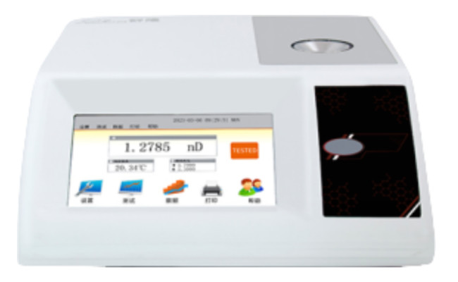 Resolution 0.00001 Fully Automatic Refractometer Scope 1.30000--1.70000ND 32GB Storage