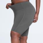 4XL Moisture Wicking Plus Size High Waisted Yoga Shorts pants Women's Running