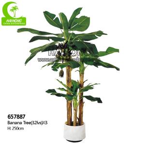 Wholesale No Nursing 250cm High Artificial Tropical Tree For Shopping Center from china suppliers