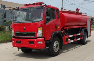 Wholesale 4x2 8000L Water Tank Fire Truck 118KW For Fire Fighting Emergency Rescue from china suppliers