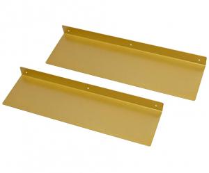 Wholesale Wall Mounted Bathroom Shelf Bookcase with Gold Powder Coating and Single-side Bracket from china suppliers