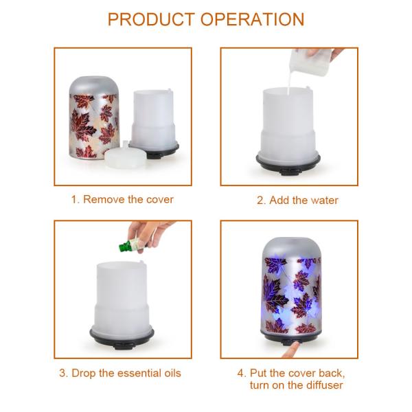 90*150mm Glass Aroma Diffuser