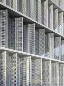 Wholesale Office Building Aluminum Window Grilles Metal Perforated Plate 600 X 600MM from china suppliers