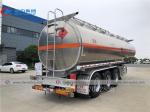 3 Axle 42CBM Aluminium Alloy CS SS Diesel Transport Truck
