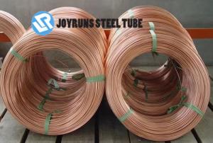 China 4.76*0.5MM Steel Bundy Tube ASTM A254 DC 04 Copper Coated Carbon Welded Steel Pipe on sale