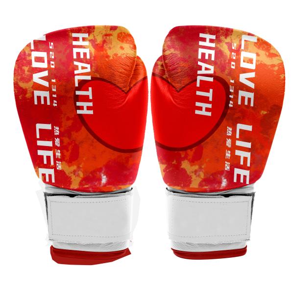 Sublimated Sports Exercise Boxing Gloves 14OZ Gloves For Heavy Bag