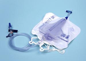 Wholesale Medical Urine Drainage Bag System Collection T Valve With Anti Reflux Drip Chamber from china suppliers