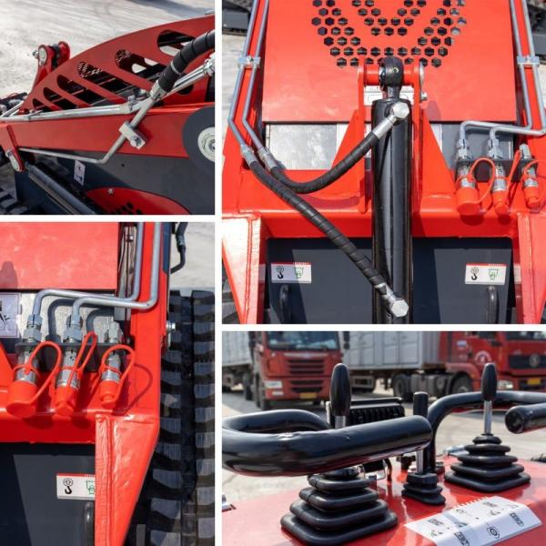 Unique Design 600kg Small Skid Steer Loader For Snow Removal