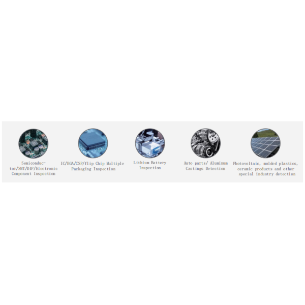 7μm Imaging IC Bonding Wire Break Xray AX9100 UNICOMP Semiconductor Chip Packaging Testing Equipment