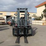 3.5 Ton 2 Wheel Drived Forklift Truck Hydraulic Transmission Rough Terrain