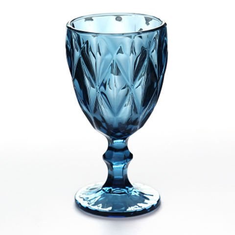 Champagne Wine Glass Goblets Colored Glassware Bulk for Kitchen