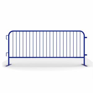 Wholesale Blue Portable Crowd Control Barriers Fence With Flat Feet from china suppliers