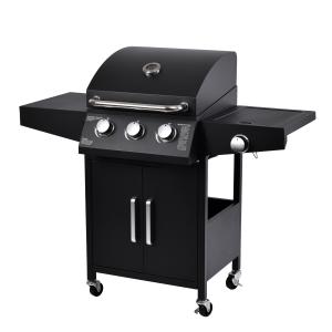 Wholesale Natural Gas Customized Logo Acceptable Stainless Steel BBQ Grill with Side Bunner from china suppliers