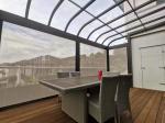Waterproof Free Standing Sunroom For Winter Garden Aluminum Frame Tempered Glass