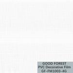 Decorative PVC Film For Furniture Cloth Grain Type Good Flowability