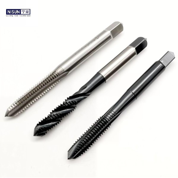 Two Flutes Thread Cutting Hand Taps M2 HSS M35 PM Customized Size