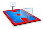 Anti Slip Silicon PU Court Flooring Outdoor Sports Surfaces 4mm Thickness