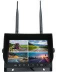 2.4G 4CH Car Video Wireless DVR system 7 Inch Monitor With 128GB SD Card