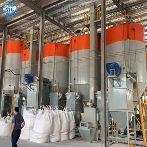 Wholesale 45kw Dry Mortar Machine With Twin Shaft Paddle Mixer Pressure 0.4 - 0.6Mpa from china suppliers