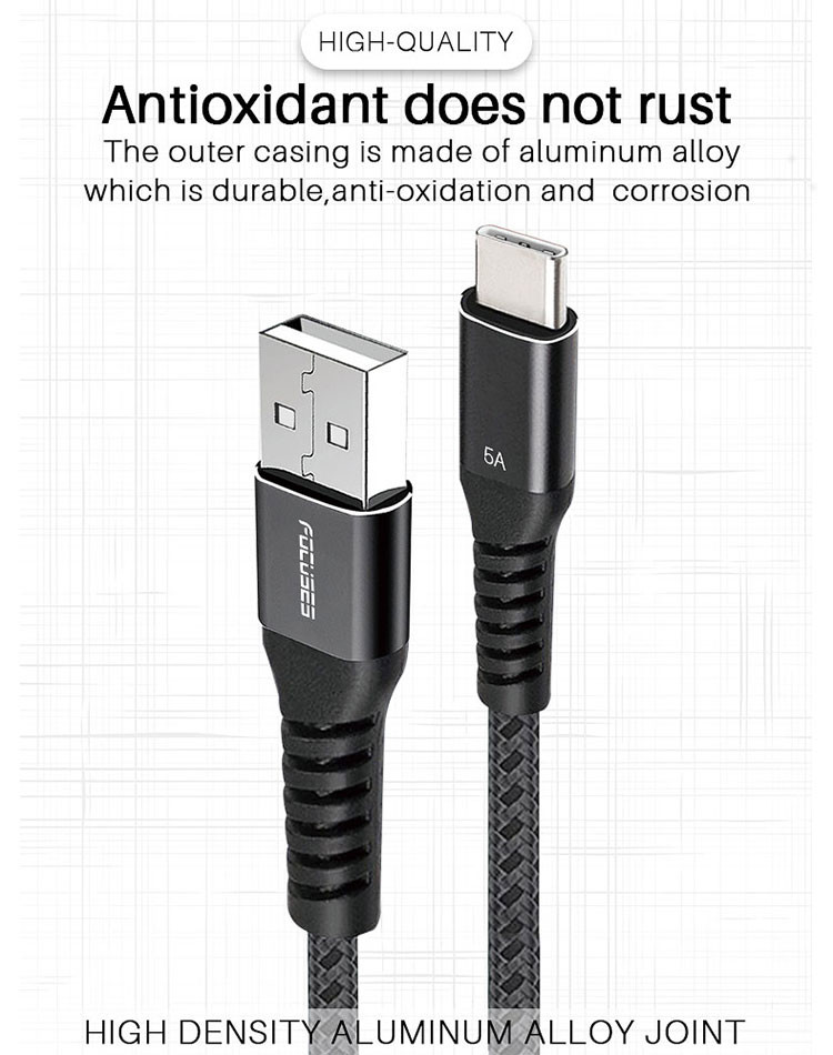 High Speed ISO9001 1M USB 3.1 Charging Cable Data Transfer USB Cable