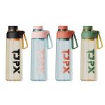 20oz Basketball Plastic Sport Bottles Non Toxic Tritan With Flip Top Lid