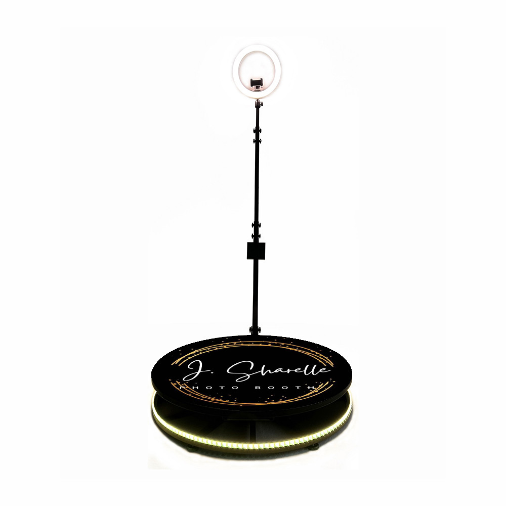 Automatic 360 Selfie Photo Booth Custom Logo Stand For Wedding