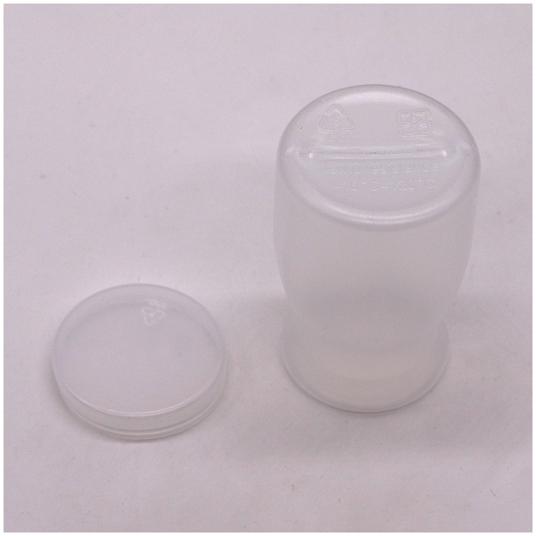 Customized Logo 100ml PP Round Pudding Bottle Perfect for Milk and High Temperature