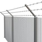 Galvanized Airport Perimeter Fence 50*100mm 50*150mm Hole Y Post Fence