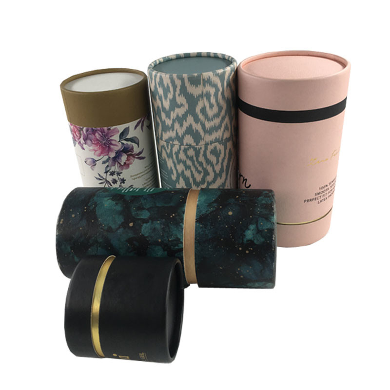 Printed Custom Printed Paper Tubes Box Cosmetic Tube Packaging For Shampoo