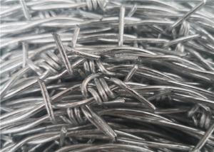 Wholesale 25kg Roll Galvanized Steel Cyclone Barbed Wire For Electro Fencing from china suppliers