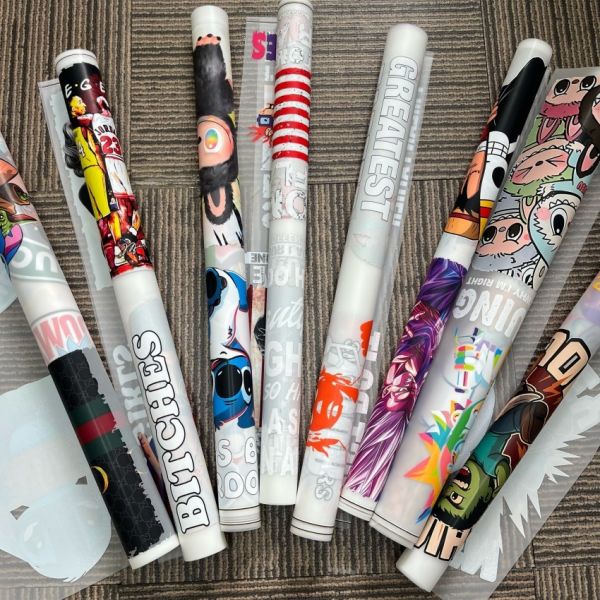 Machine Washable High Stretch Customizable Designs DTF Transfers Heat Transfer Stickers for Apparel Branding