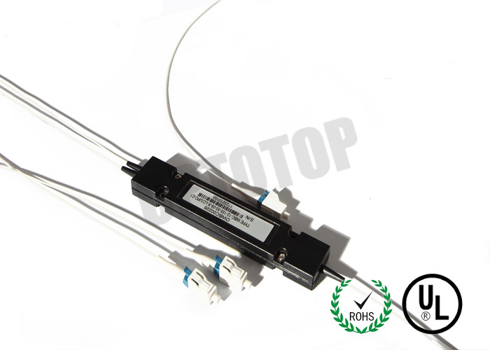 1 X 2 0.9 mm Single Mode WDM Fiber Optic For Telecom , 1480 / 1550nm Operation Wavelength