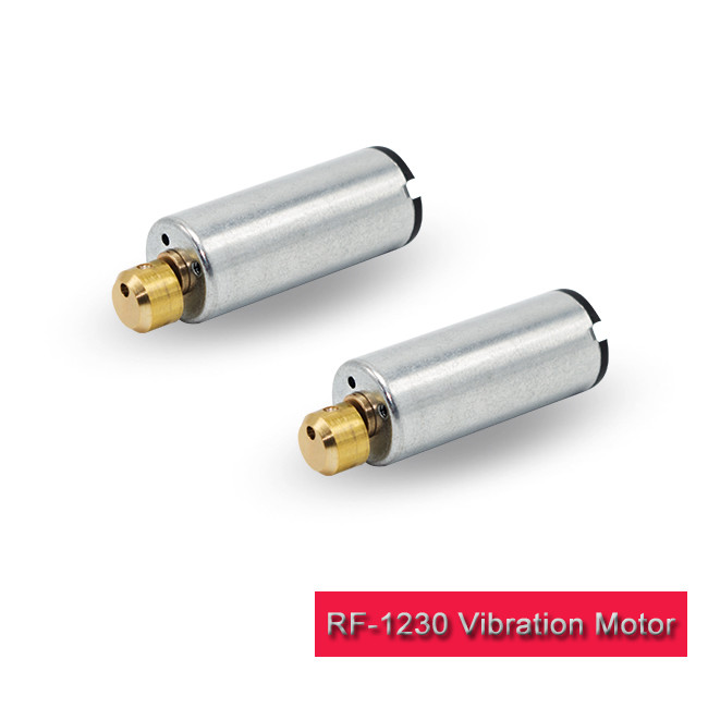 High Efficiency DC Vibration Motor 12mm Diameter RF-1230CA-Z With Brass Vibrator