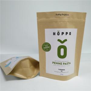 Wholesale Kraft Paper Material Stand Up Pouch Peanut Protein Powder Packaging Gravure Printing from china suppliers