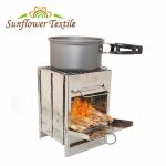 Stainless Steel Folding Barbecue Charcoal Grill Mini Barbecue Grill