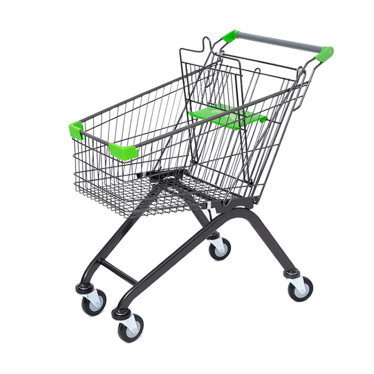Metal Shopping Trolley Cart For Supermarkets And Stores
