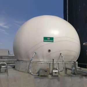 Round Double Membrane Biogas Holder For Anaerobic Reaction