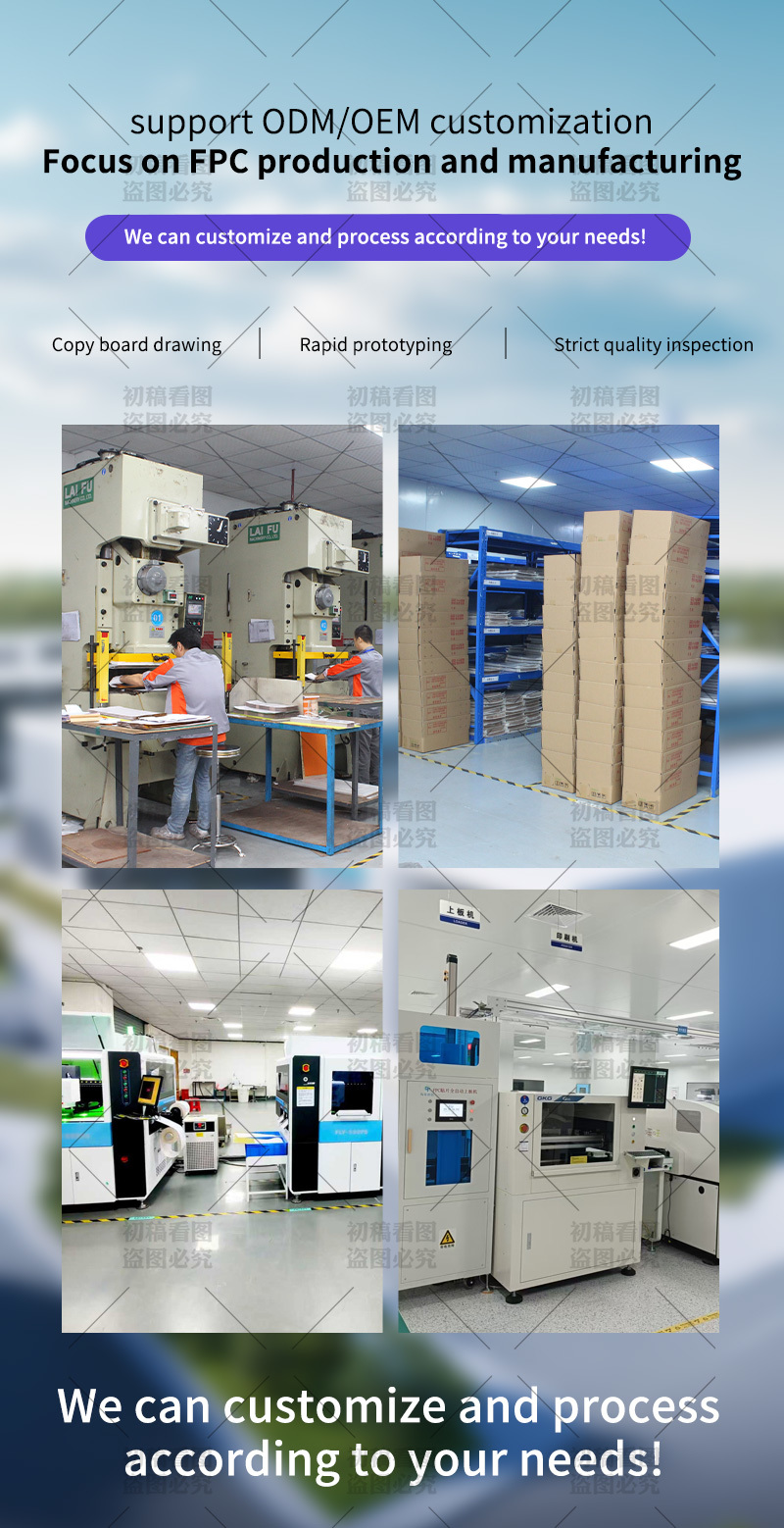 Multi-layer Chip on FPC for Electronic Instruments and Colorful LED Strip Flexible Circuit Board