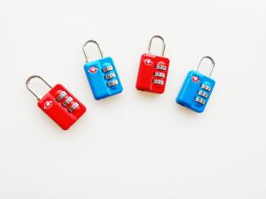 Wholesale 64.9g TSA Combination Padlock 3 Number TSA Travel Padlock For Handle Luggage from china suppliers