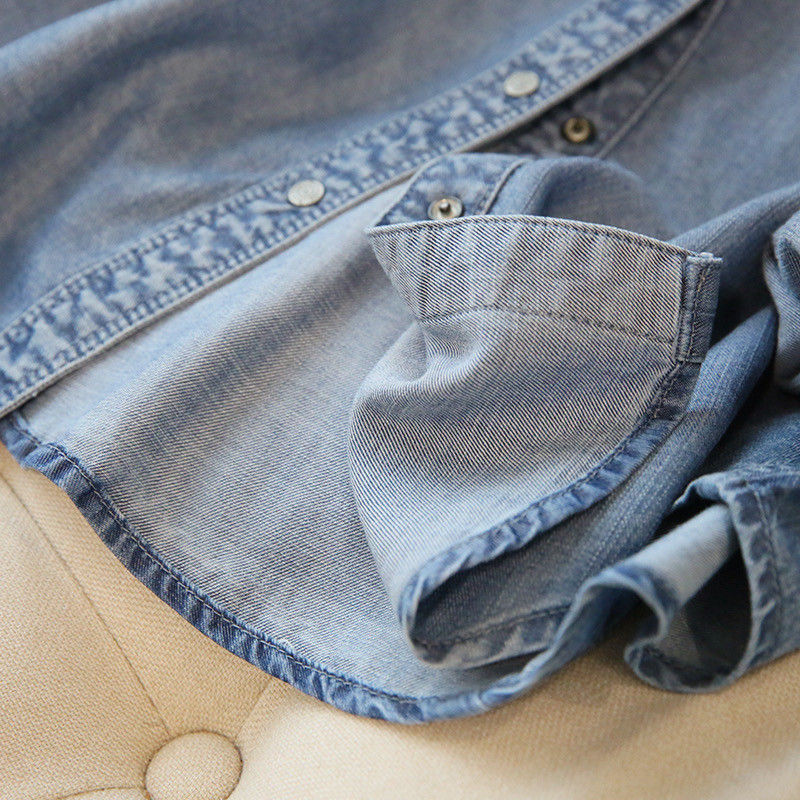 ODM 271gsm Soft 100 Percent Cotton Denim Fabric 12s Combed Yarn