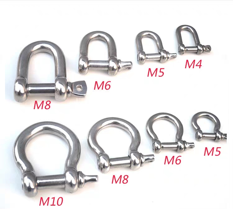 Us Type Safety Bolt Shackles G210 Hot Dip Galvanized Lifting Marine Screw Pin Bow Shackles
