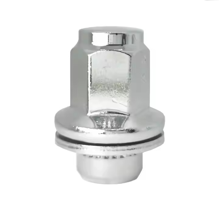 Chrome Lug Nut Wheel Nut M14-1.5 Duplex Acorn - 22mm Hex, 48mm Length For Toyota OEM 9094201103