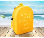 Phenol Free Silicone Zero Wallet Waterproof Zippered Backpack Shape Small Item
