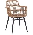 American style Courtyard Stacking Hotel Aluminum Frames Rattan Wicker Restaurant